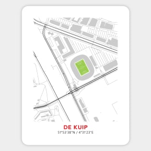 De Kuip Map Design Sticker